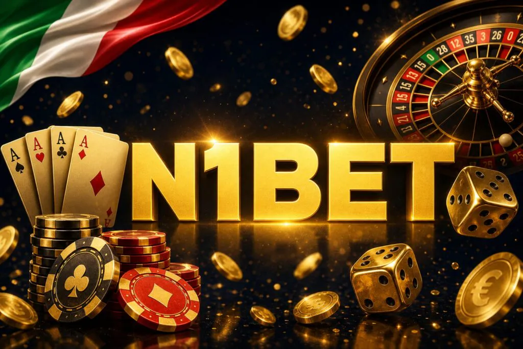 Banner principale della homepage sul sito ufficiale di N1Bet Casino in Italia - n1bets.it