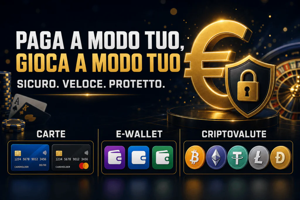 Metodi di deposito e prelievo nella pagina dei pagamenti di N1Bet Casino in Italia - n1bets.it